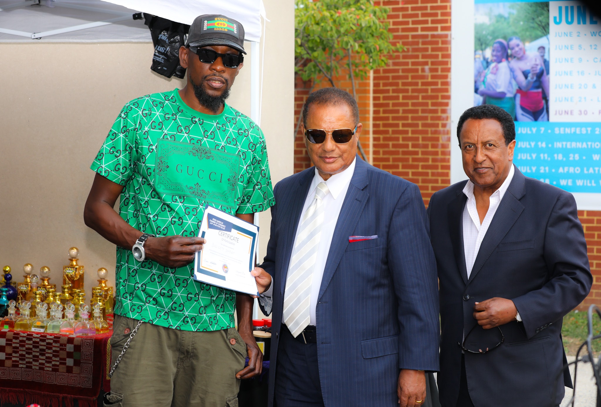 Business Industry Show 2024 participant with certificate