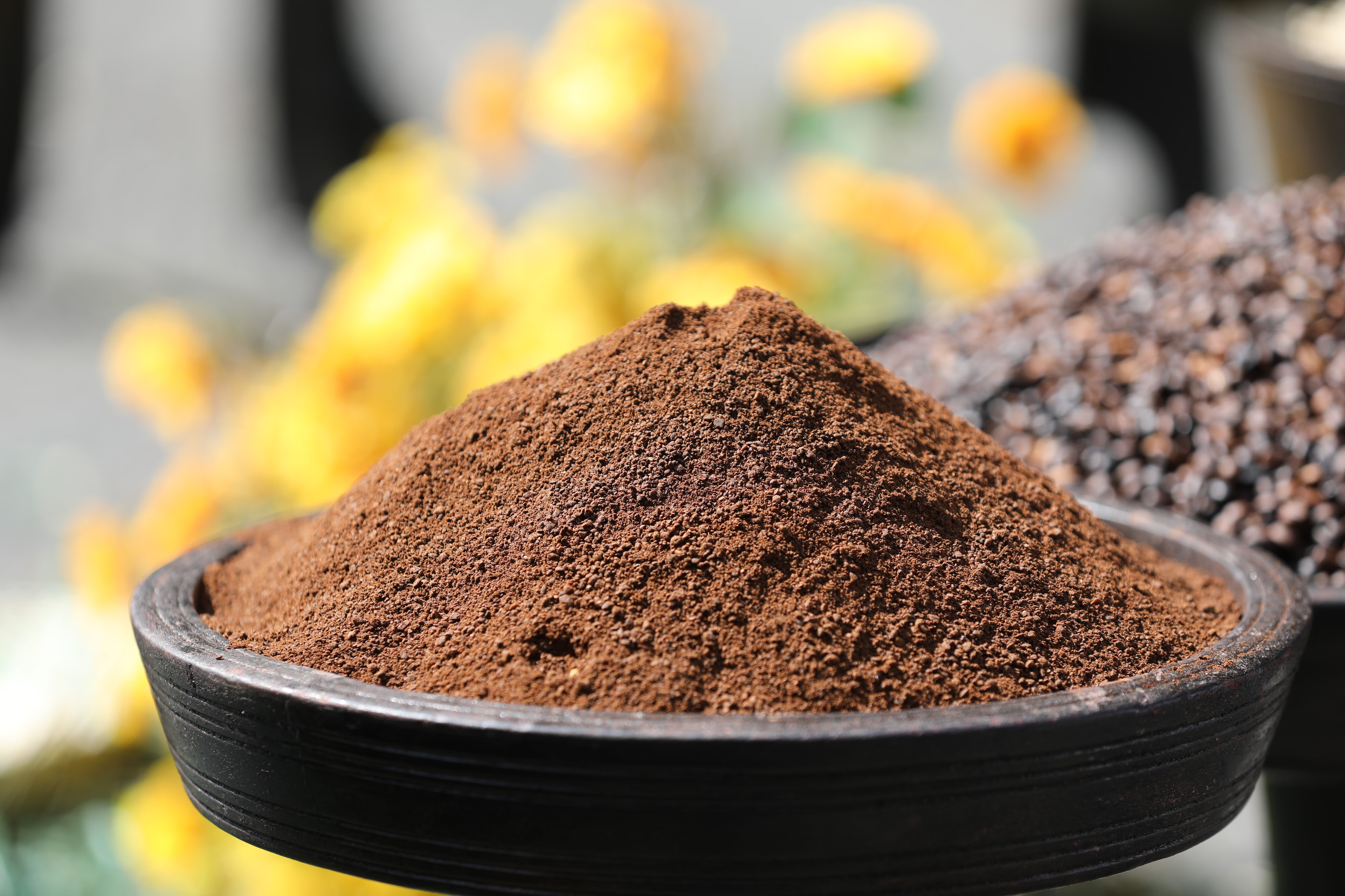 Soil product display from a Business Industry Show 2024 exhibitor